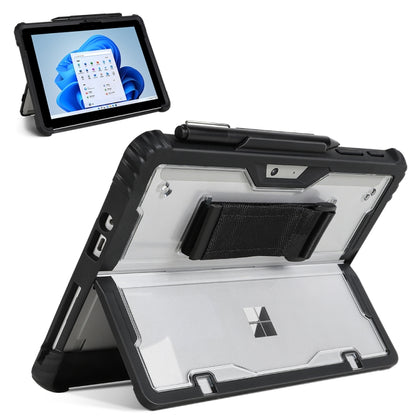 For MicroSoft Surface Pro 8 Acrylic Transparent Hand Strap Laptop Case - Others by buy2fix | Online Shopping UK | buy2fix