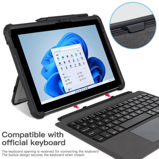 For MicroSoft Surface Pro 8 Acrylic Transparent Hand Strap Laptop Case - Others by buy2fix | Online Shopping UK | buy2fix