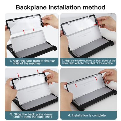 For MicroSoft Surface Pro 8 Acrylic Transparent Hand Strap Laptop Case - Others by buy2fix | Online Shopping UK | buy2fix