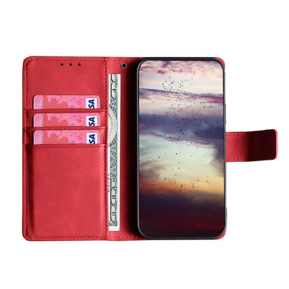 For Sony Xperia XZ Premium Skin Feel Crocodile Texture Magnetic Clasp PU Leather Phone Case(Red) by buy2fix