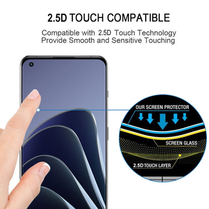 3D Curved Edge Full Screen Tempered Glass Film For OnePlus 10 Pro(Black) - OnePlus Tempered Glass by buy2fix | Online Shopping UK | buy2fix