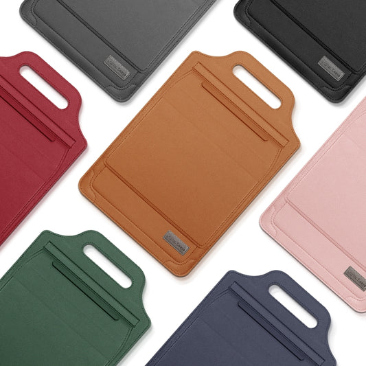 12 inch Multifunctional Mouse Pad Stand Handheld Laptop Bag(Blue) by buy2fix