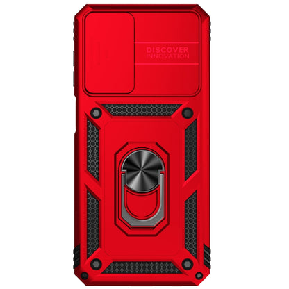 For Samsung Galaxy A23 Sliding Camshield Holder Phone Case(Red) by buy2fix