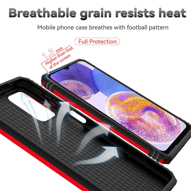 For Samsung Galaxy A23 Sliding Camshield Holder Phone Case(Red) by buy2fix