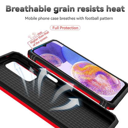 For Samsung Galaxy A23 Sliding Camshield Holder Phone Case(Red) by buy2fix