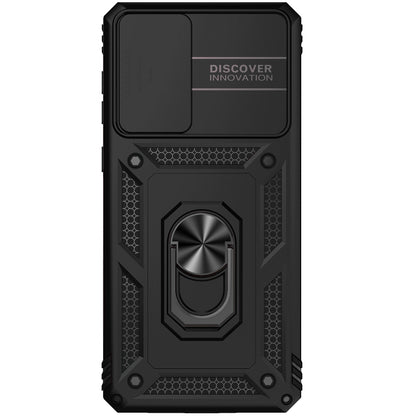 For Samsung Galaxy A73 5G Sliding Camshield Holder Phone Case(Black) - Galaxy Phone Cases by buy2fix | Online Shopping UK | buy2fix