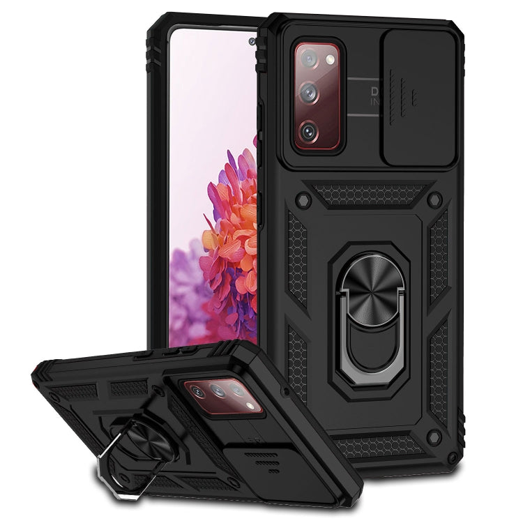 For Samsung Galaxy S20 FE Sliding Camshield Holder Phone Case(Black) by buy2fix