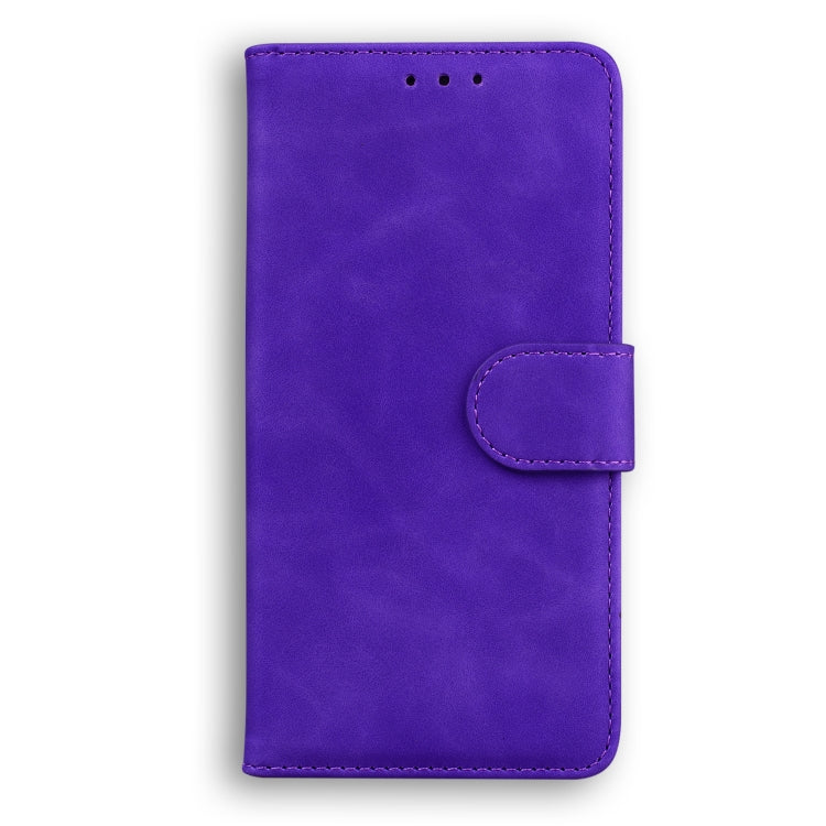 For Huawei P smart Z / Y9 Prime 2019 / Honor 9X Global Skin Feel Pure Color Flip Leather Phone Case(Purple) - Honor Cases by buy2fix | Online Shopping UK | buy2fix