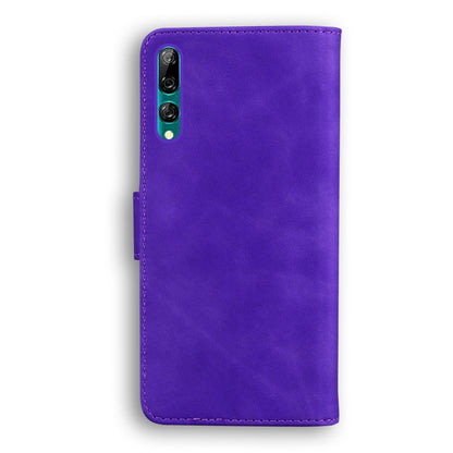 For Huawei P smart Z / Y9 Prime 2019 / Honor 9X Global Skin Feel Pure Color Flip Leather Phone Case(Purple) - Honor Cases by buy2fix | Online Shopping UK | buy2fix