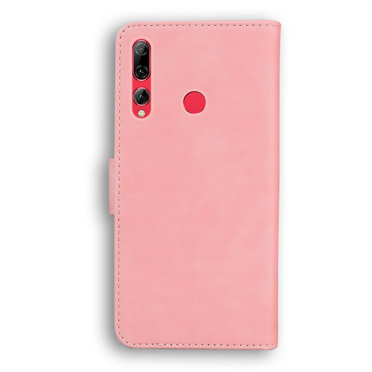For Huawei P Smart+ 2019 / Enjoy 9s / Honor 20 lite / Honor 20i Skin Feel Pure Color Flip Leather Phone Case(Pink) - Honor Cases by buy2fix | Online Shopping UK | buy2fix