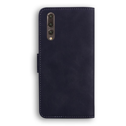 For Huawei P20 Pro Skin Feel Pure Color Flip Leather Phone Case(Black) - Huawei Cases by buy2fix | Online Shopping UK | buy2fix