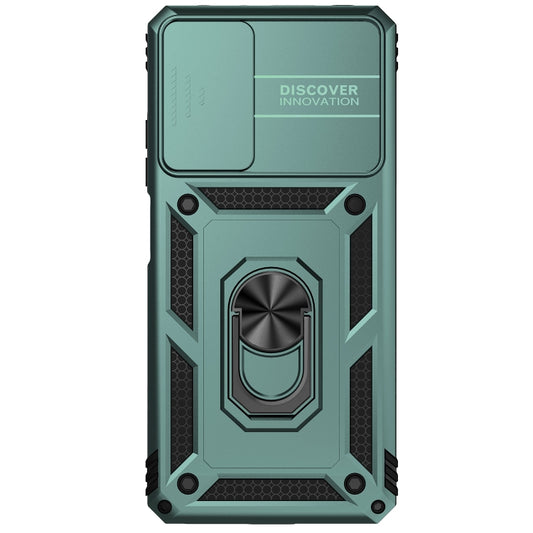 For Xiaomi Redmi Note 11 Pro Global Sliding Camshield Holder Phone Case(Dark Green) by buy2fix