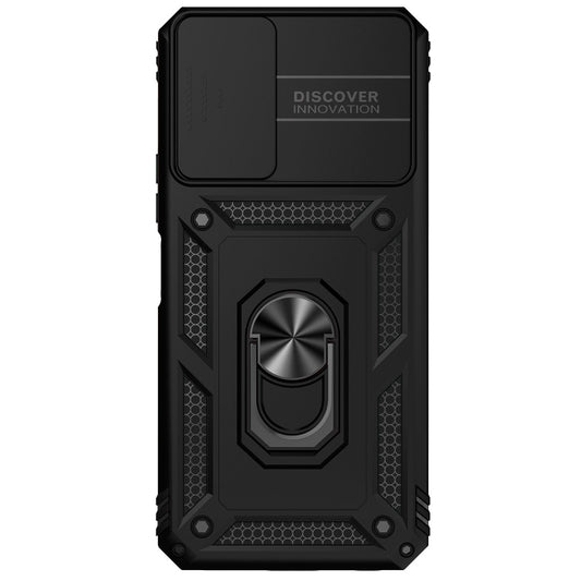 For vivo Y20 Sliding Camshield Holder Phone Case(Black) - vivo Cases by buy2fix | Online Shopping UK | buy2fix