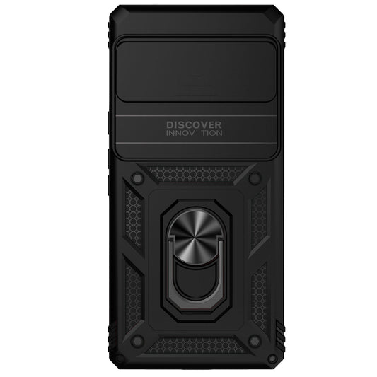 For Google Pixel 6 Pro Sliding Camshield Holder Phone Case(Black) - Google Cases by buy2fix | Online Shopping UK | buy2fix