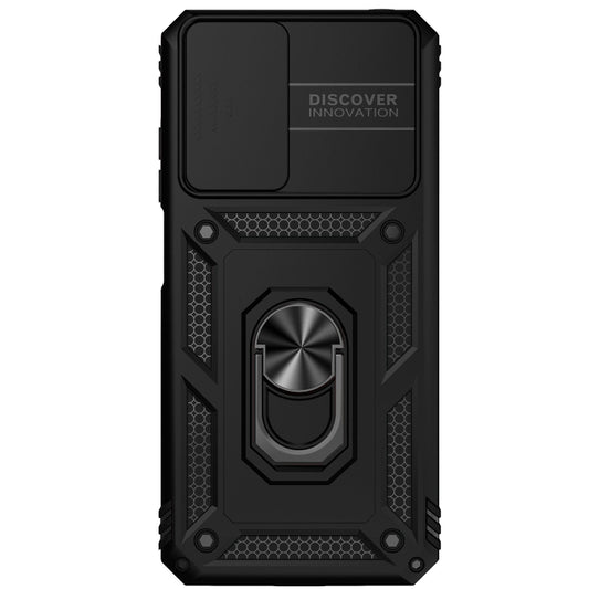 For Xiaomi Redmi 10 Sliding Camshield Holder Phone Case(Black) - Xiaomi Cases by buy2fix | Online Shopping UK | buy2fix