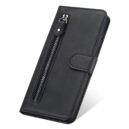 For Xiaomi Redmi Note 11 4G(Global)/Redmi Note 11s 4G(Global) Fashion Calf Texture Zipper Horizontal Flip Leather Case(Black) by buy2fix