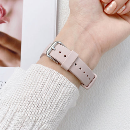 Small Waist Silicone Watch Band For Apple Watch Series 9&8&7 41mm / SE 3&SE 2&6&SE&5&4 40mm / 3&2&1 38mm(I) by buy2fix