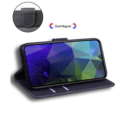 For Samsung Galaxy Note 10 Lite / A81 Skin Feel Pure Color Flip Leather Phone Case(Black) by buy2fix