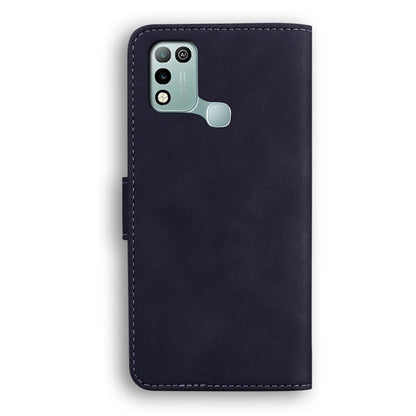 For Infinix Hot 10 Play / Smart 5 (India) Skin Feel Pure Color Flip Leather Phone Case(Black) - Infinix Cases by buy2fix | Online Shopping UK | buy2fix