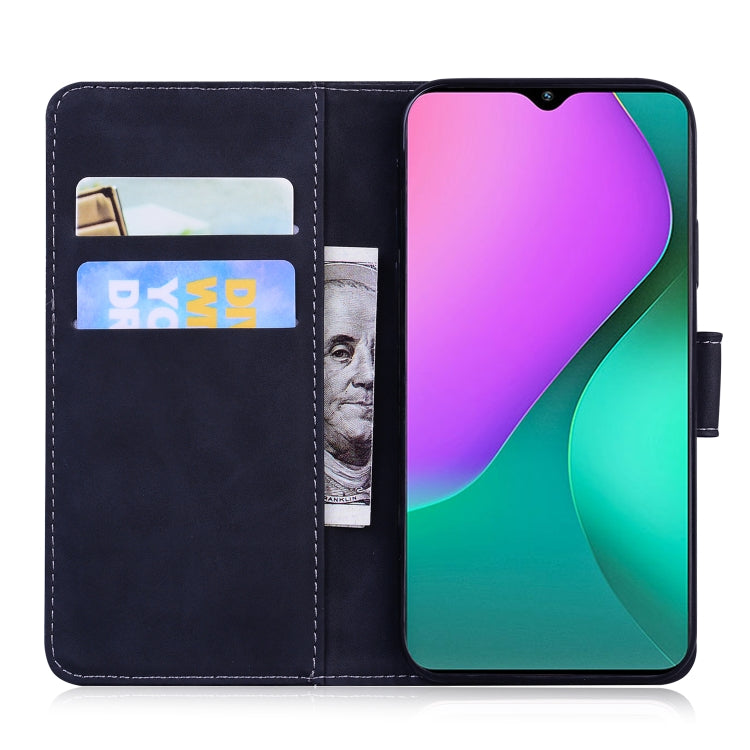 For Infinix Hot 10 Play / Smart 5 (India) Skin Feel Pure Color Flip Leather Phone Case(Black) - Infinix Cases by buy2fix | Online Shopping UK | buy2fix