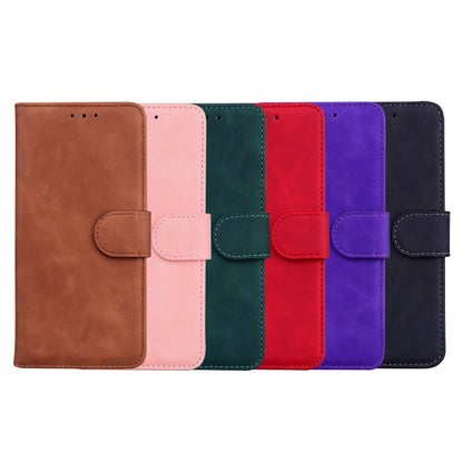 For Infinix Hot 10 Play / Smart 5 (India) Skin Feel Pure Color Flip Leather Phone Case(Black) - Infinix Cases by buy2fix | Online Shopping UK | buy2fix