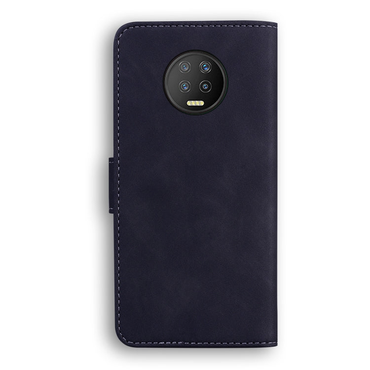 For Infinix Note 7 X690 Skin Feel Pure Color Flip Leather Phone Case(Black) - Infinix Cases by buy2fix | Online Shopping UK | buy2fix