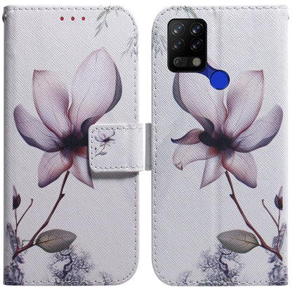 For Tecno Pova LD7 Coloured Drawing Leather Phone Case(Magnolia Flower) by buy2fix