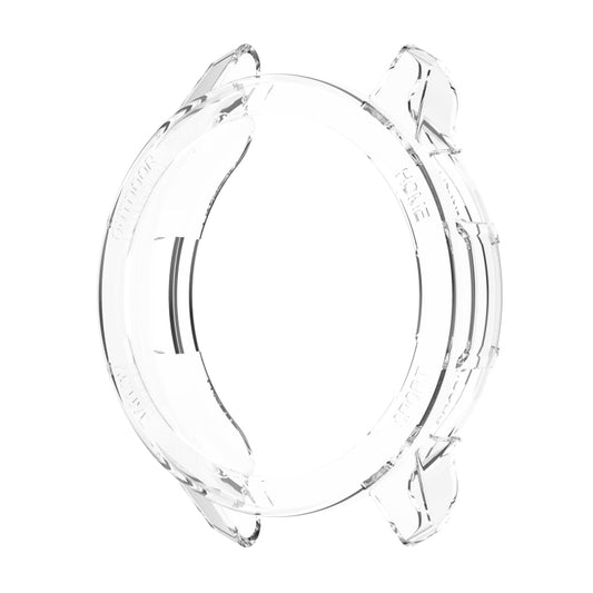 For Xiaomi Watch S1 Active / Watch Color 2 TPU Half-pack Watch Case(Transparent White) - Watch Cases by buy2fix | Online Shopping UK | buy2fix
