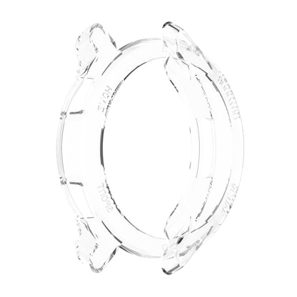 For Xiaomi Watch S1 Active / Watch Color 2 TPU Half-pack Watch Case(Transparent White) - Watch Cases by buy2fix | Online Shopping UK | buy2fix