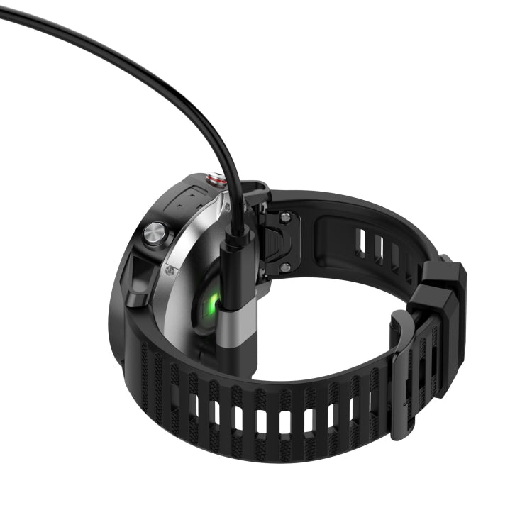 For Garmin Micro Female Watch Charging Adapter(Grey) - Charger by buy2fix | Online Shopping UK | buy2fix