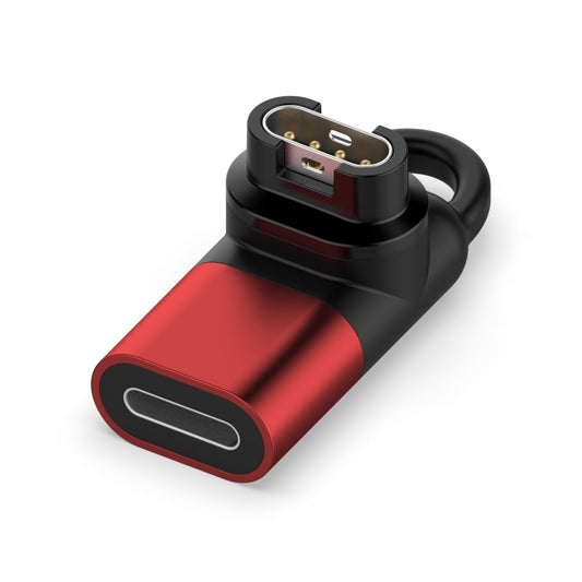 For Garmin 8 Pin Female Watch Charging Adapter(Red) - Charger by buy2fix | Online Shopping UK | buy2fix