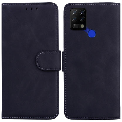 For Tecno Pova LD7 Skin Feel Pure Color Flip Leather Phone Case(Black) by buy2fix