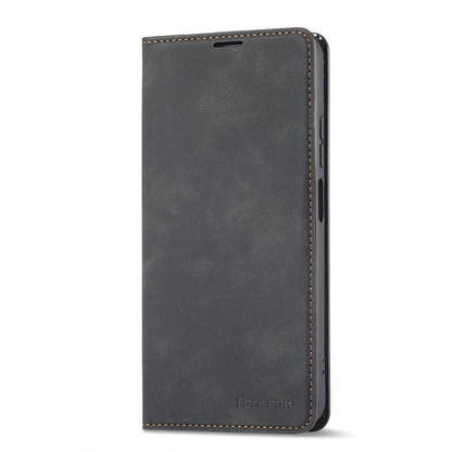 For Xiaomi Poco X4 Pro 5G Forwenw Dream Series Oil Edge Strong Magnetism Leather Phone Case(Black) by Forwenw