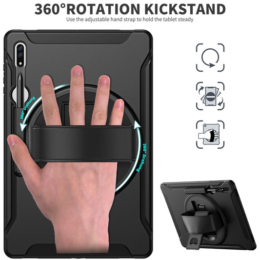 For Samsung Galaxy Tab S10 Ultra / S9 Ultra / S8 Ultra Shockproof TPU + PC Tablet Case(Black) - Galaxy Tab S8 Ultra Cases by buy2fix | Online Shopping UK | buy2fix