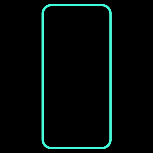 For iPhone 13 / 13 Pro Luminous Shatterproof Airbag Tempered Glass Film by buy2fix