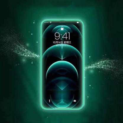 For iPhone 12 / 12 Pro Luminous Shatterproof Airbag Tempered Glass Film - iPhone 12 / 12 Pro Tempered Glass by buy2fix | Online Shopping UK | buy2fix