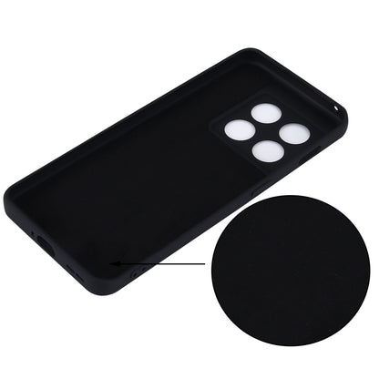 For OnePlus 10 Pro Pure Color Liquid Silicone Shockproof Phone Case(Black) - OnePlus Cases by buy2fix | Online Shopping UK | buy2fix