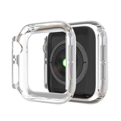 Double-Row Diamond PC Watch Case For Apple Watch Series 9 / 8 / 7 41mm(Silver) by buy2fix
