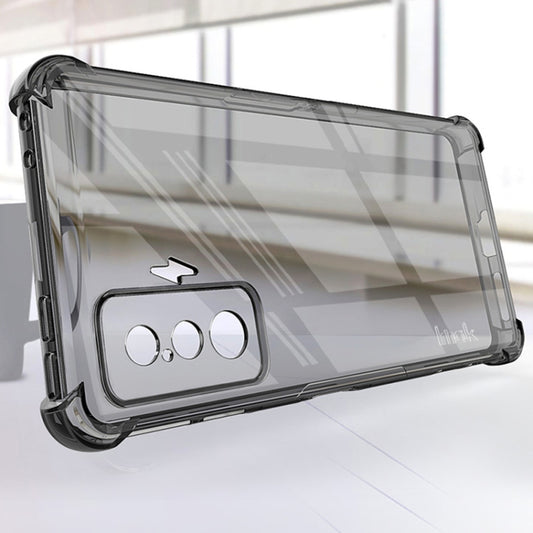 For Xiaomi Redmi K50 Gaming 5G imak TPU Phone Case with Screen Protector(Transparent Black) - Xiaomi Cases by imak | Online Shopping UK | buy2fix