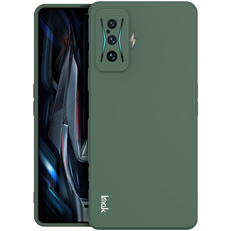 For Xiaomi Redmi K50 Gaming 5G IMAK UC-4 Series Straight Edge TPU Soft Phone Case(Dark Green) - Xiaomi Cases by imak | Online Shopping UK | buy2fix