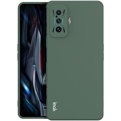 For Xiaomi Redmi K50 Gaming 5G IMAK UC-4 Series Straight Edge TPU Soft Phone Case(Dark Green) - Xiaomi Cases by imak | Online Shopping UK | buy2fix