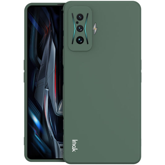 For Xiaomi Redmi K50 Gaming 5G IMAK UC-4 Series Straight Edge TPU Soft Phone Case(Dark Green) - Xiaomi Cases by imak | Online Shopping UK | buy2fix