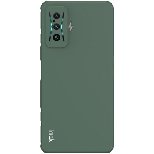 For Xiaomi Redmi K50 Gaming 5G IMAK UC-4 Series Straight Edge TPU Soft Phone Case(Dark Green) - Xiaomi Cases by imak | Online Shopping UK | buy2fix