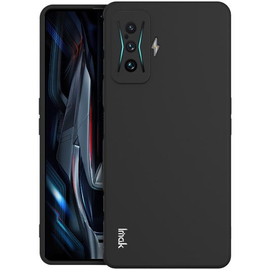 For Xiaomi Redmi K50 Gaming 5G IMAK UC-4 Series Straight Edge TPU Soft Phone Case(Black) - Xiaomi Cases by imak | Online Shopping UK | buy2fix