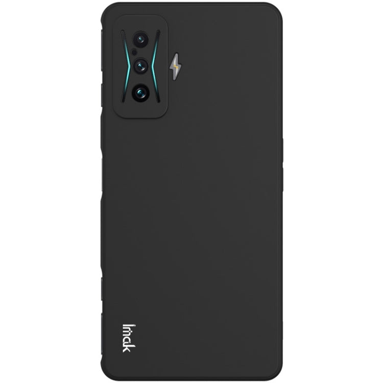 For Xiaomi Redmi K50 Gaming 5G IMAK UC-4 Series Straight Edge TPU Soft Phone Case(Black) - Xiaomi Cases by imak | Online Shopping UK | buy2fix