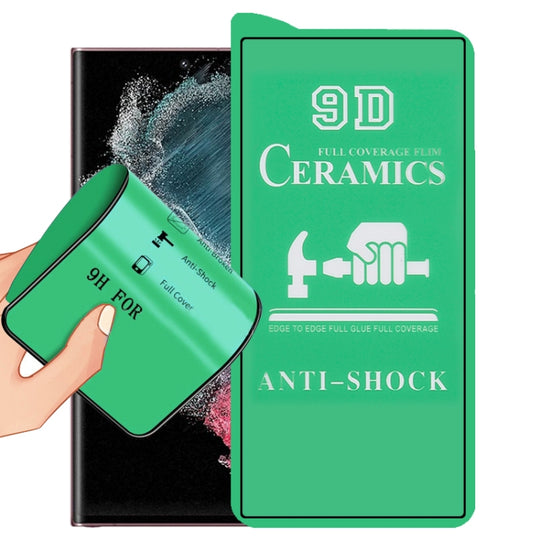 Pour Samsung Galaxy S22 Ultra 5G 9D Film céramique colle plein écran