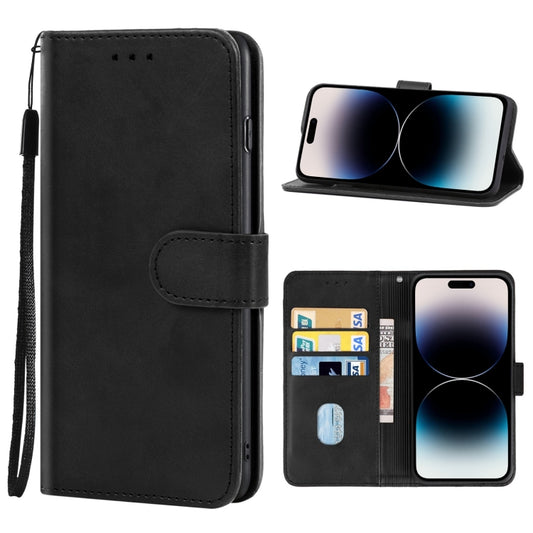 For iPhone 14 Pro Max Leather Phone Case (Black) - iPhone 14 Pro Max Cases by buy2fix | Online Shopping UK | buy2fix