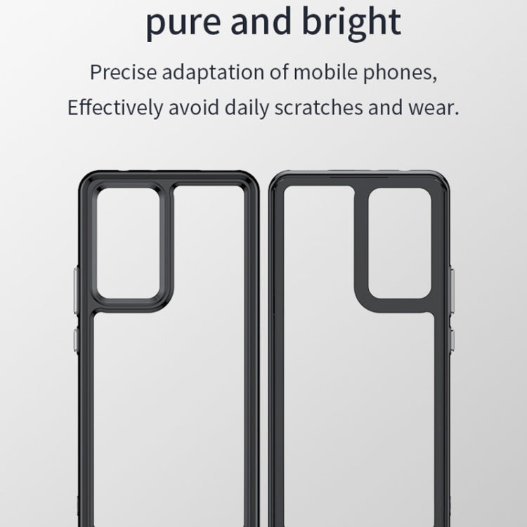 For Xiaomi 12X Colorful Series Acrylic + TPU Phone Case(Black) - Xiaomi Cases by buy2fix | Online Shopping UK | buy2fix