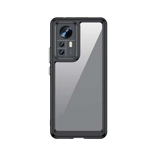 For Xiaomi 12 Pro / 12S Pro Colorful Series Acrylic + TPU Phone Case(Black)