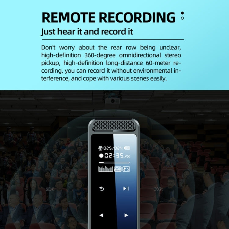 Q55 Smart HD Noise Reduction Voice Control Recording Pen, Capacity:8GB(Black) - Recording Pen by buy2fix | Online Shopping UK | buy2fix